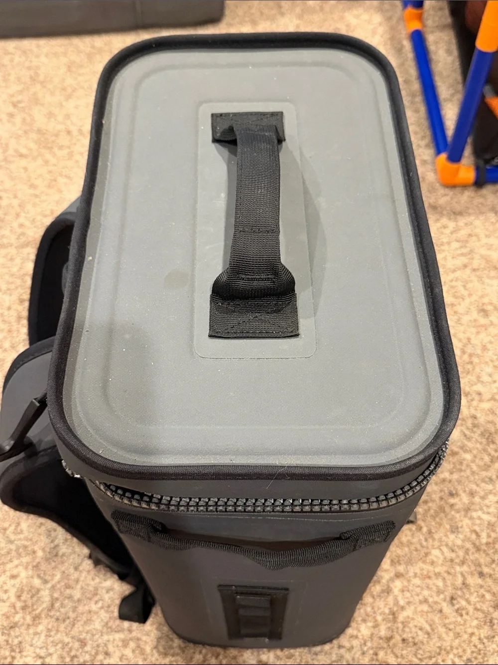 Yeti Soft insulated backpack Cooler in Slate Gray and Black Accents